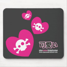 mousepad del trío del cráneo alfombrilla de raton