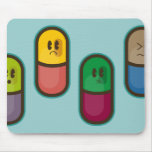 mousepad divertido de las píldoras