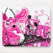 Mousepad divertido de los gráficos del monstruo tapete de ratones