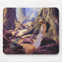 Mousepad:  El príncipe encantado Maxfield Parrish Tapetes De Ratones