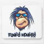 Mousepad enrrollado del mono alfombrilla de raton