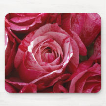 Mousepad floral con color de rosa romántico alfombrilla de raton