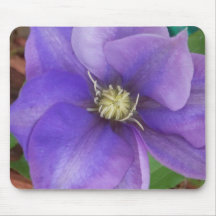 Mousepad floral púrpura alfombrilla de ratones