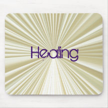 Mousepad ligero curativo blanco divino
