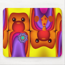 Mousepad lindo con los animales divertidos de la f alfombrillas de raton 