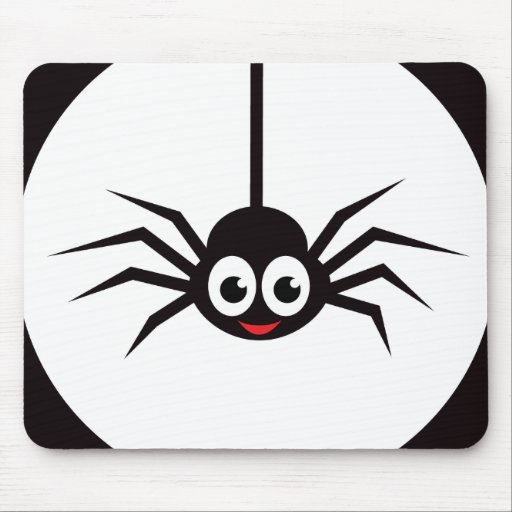 Mousepad lindo de la araña del dibujo animado