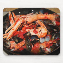 Mousepad: Mariscos Alfombrillas De Ratón