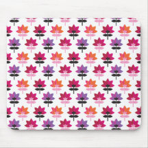 Mousepad moderno lindo de las flores tapete de ratones
