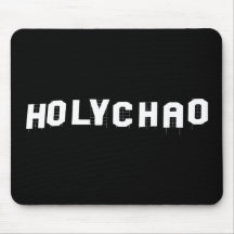 Mousepad negro santo de Chao Alfombrillas De Ratón