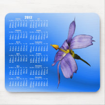Mousepad observado azul del ~ del calendario de la tapete de ratón