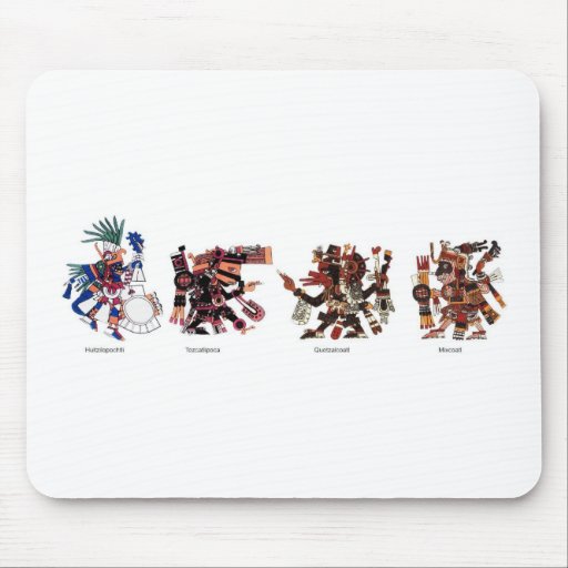 Mousepad: Panteón azteca Tapete De Ratón
