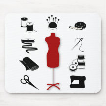 Mousepad para los artistas de costura de la tela alfombrillas de ratón