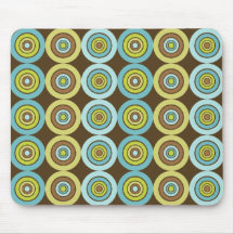 Mousepad retro de los círculos