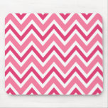 Mousepad rosado del modelo del galón del zigzag