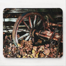 mousepad rústico de la rueda del carro alfombrilla de ratones