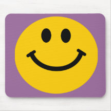 Mousepad sonriente feliz amarillo adaptable de la  tapetes de ratón