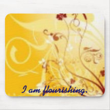 Mousepad, soy flourishing. tapetes de raton