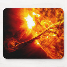 Mousepad (Sun que entra en erupción diseño) Alfombrilla De Ratones