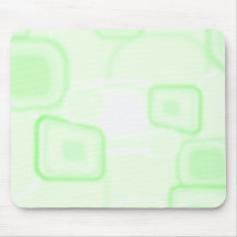 Mousepads cuadrado verde abstracto alfombrillas de ratón