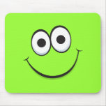 Mousepads sonrientes de la cara del dibujo animado alfombrilla de raton