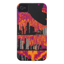 MÓVIL DE LA NIEVE PARA ARRIBA iPhone 4 Case-Mate CÁRCASAS