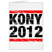 Movimiento 2012 de Kony Tarjeta