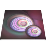 Movimiento abstracto de la parte radial del wallar impresiones en lona