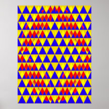 Movimiento del triángulo poster