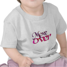 Movimiento-sobre (blanco) camisetas