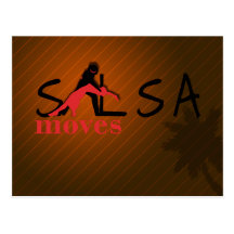 Movimientos de la salsa - postal