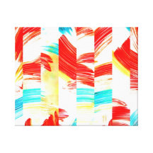 MOVIMIENTOS FLORALES ABSTRACTOS LIENZO ENVUELTO PARA GALERÍAS