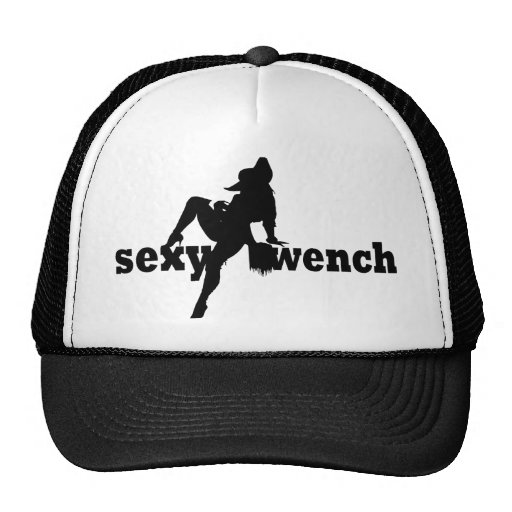 Moza atractiva gorras de camionero