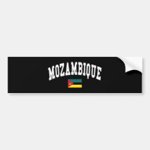MOZAMBIQUE ETIQUETA DE PARACHOQUE