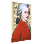 Mozart Lienzo Envuelto Para Galerias