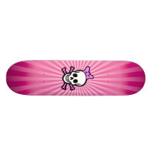 Ms Skull Sunburst Skateboard Patín Personalizado