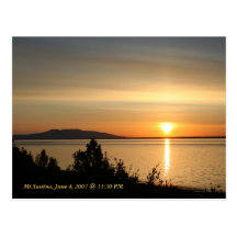 Mt.Susitna, el 4 de junio de 2007 @ 11:3… Tarjetas Postales