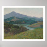 Mt. Tamalpais de la cala de Corte Madera (1153) Posters