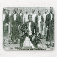 Mtesa, el emperador de Uganda y otros jefes Alfombrillas De Raton