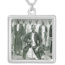 Mtesa, el emperador de Uganda y otros jefes Colgantes Personalizados