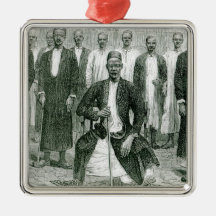 Mtesa, el emperador de Uganda y otros jefes Adornos De Navidad
