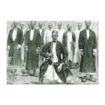 Mtesa, el emperador de Uganda y otros jefes Impresión En Lienzo Estirada