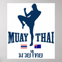 Muay Tailandia tailandesa Australia Poster