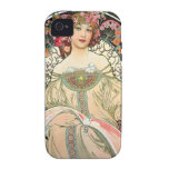 Mucha F. Champenois iPhone 4/4S Carcasa