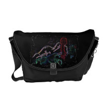 muchacha bolsa messenger