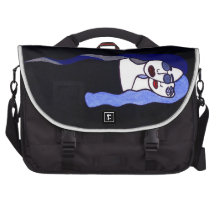 Muchachas frescas del dibujo animado bolsas para portátil