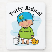 Muchacho animal insignificante Mousepad Tapete De Raton