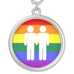 Muchacho + Collar del arco iris del muchacho