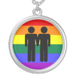 Muchacho + Collar del arco iris del muchacho
