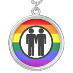 Muchacho + Collar del arco iris del muchacho