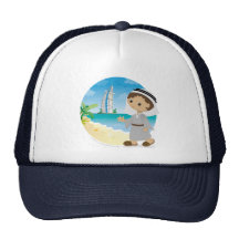 Muchacho de Dubai Gorros Bordados